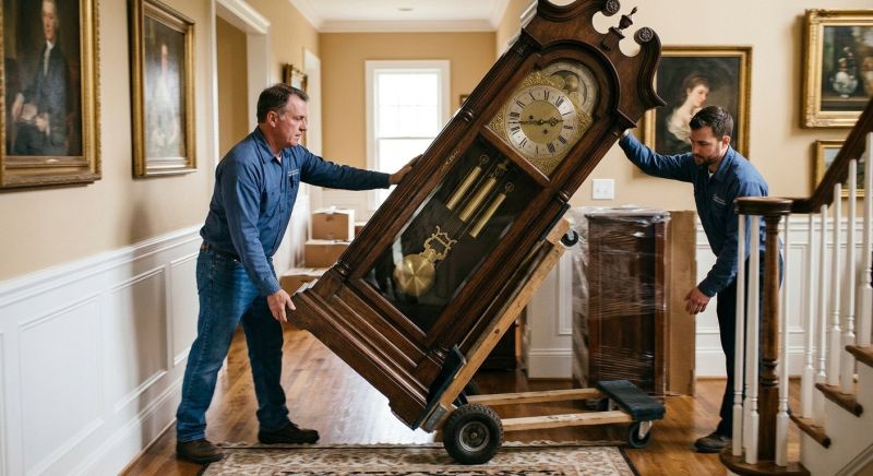 Grandfather Clock Moving in Hendersonville, NC