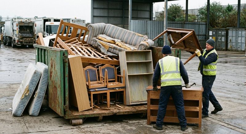 Outdoor Furniture Disposal in Roseville, CA